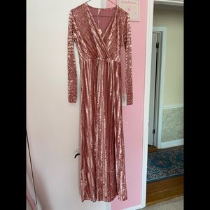 New Pink Blush Maternity Dress